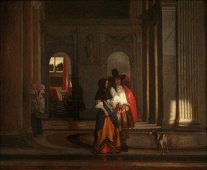 Going for a walk in the Amsterdam Town Hall